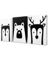 Stupell Be Wild Black And White Animals By Jessica Mundo Canvas Art In Black