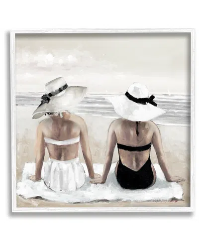 STUPELL BEACH FRIENDS OCEAN SHORE FRAMED GICLEE WALL ART BY E. ANTHONY ORME