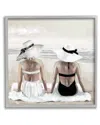 Stupell Beach Friends Ocean Shore Framed Giclee Wall Art By E. Anthony Orme
