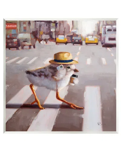 Stupell Bird Crosswalk Urban City Street Wall Plaque Wall Art By Lucia Heffernan In Multi