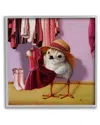 Stupell Bird Pink Dressing Room Clothes Framed Giclee Wall Art By Lucia Heffernan