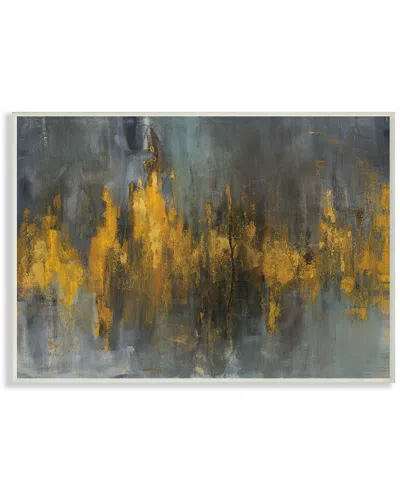 Stupell Black & Gold Abstract Fire By Danhui Nai