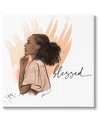 Stupell Blessed Woman Portrait Canvas Wall Art By Alison Petrie