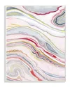 Stupell Blue Pink Red Green Watercolor Marbling Abstract By Grace Popp