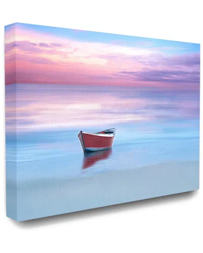 Stupell Boat On A Calm Sea Ocean Horizon Photograph