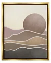 Stupell Boho Desert Sun Dunes Modern Framed Floater Canvas Wall Art By Lil' Rue