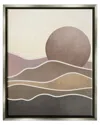 Stupell Boho Desert Sun Dunes Modern Framed Floater Canvas Wall Art By Lil' Rue