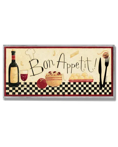 Stupell Bon Appetit Skinny Wall Plaque In Multi