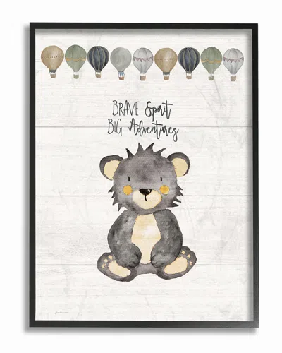 Stupell Brave Spirit Big Adventures By Jo Moulton Framed Art