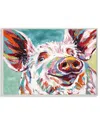 Stupell Brightly Painted Pig By Carolee Vitaletti