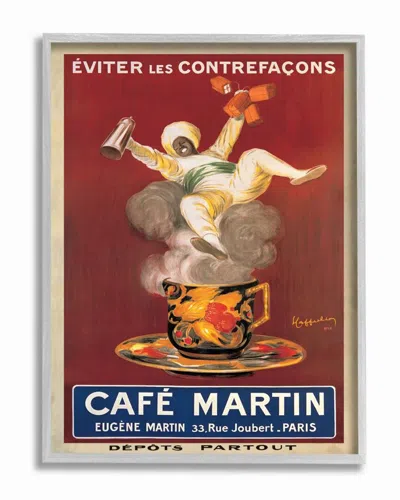 Stupell Cafe Martin Vintage Poster Design Wall Art