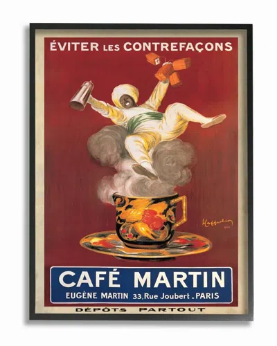 Stupell Cafe Martin Vintage Poster Design Wall Art