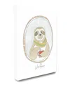 Stupell Caffeinated Cutie Sloffee Sloth Funny Cartoon Coffee