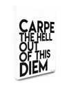 Stupell Carpe Hell Out Of This Diem Typography