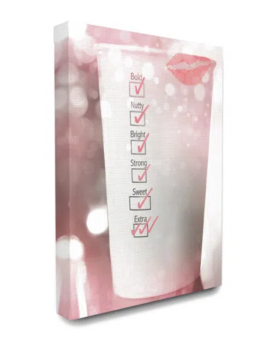 STUPELL STUPELL CHECKING OFF THE COFFEE CUP LIST EXTRA PINK GLAM