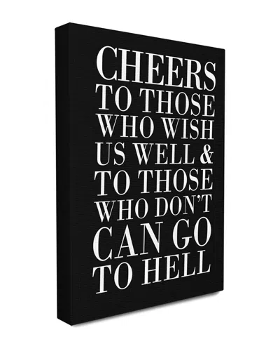 STUPELL STUPELL CHEERS TO THOSE WHO WISH US WELL CANVAS WALL ART BY LULUSIMONSTUDIO