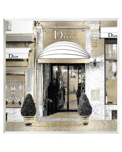Stupell Chic Fashion Glam Storefront Wall Plaque Wall Art By Madeline Blake In Green