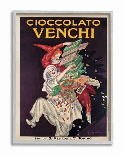 Stupell Cioccolato Venchi Vintage Poster Candy Design Wall Art