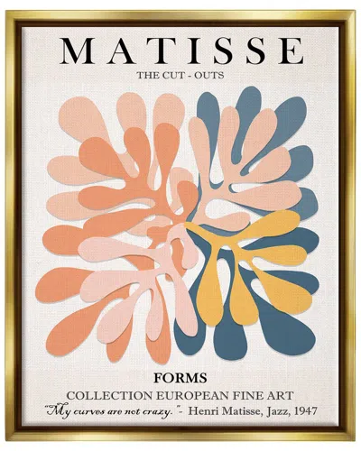 STUPELL CLASSICAL MATISSE CUT OUT FORMS BY ROS RUSEVA WALL ART