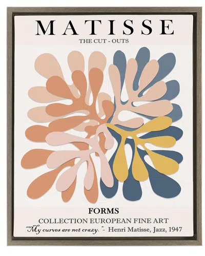 STUPELL CLASSICAL MATISSE CUT OUT FORMS BY ROS RUSEVA WALL ART