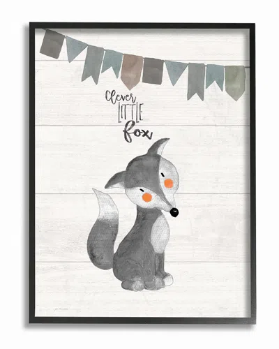 Stupell Clever Little Fox By Jo Moulton Framed Art