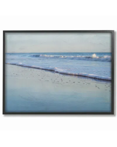Stupell Coastal Evening Beach Gentle Surf Photograph By Elizabeth Erquhart Framed Art