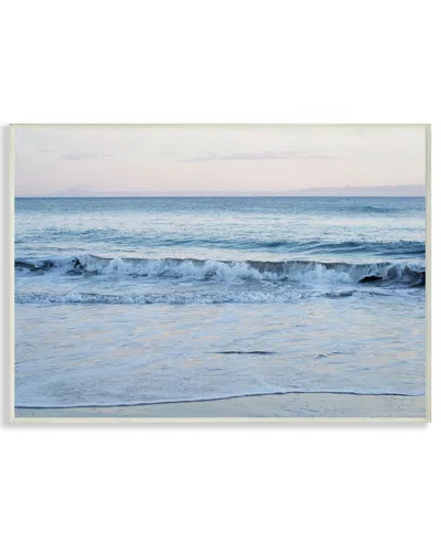 Stupell Coastal Evening Beach Waves Photograph By Elizabeth Erquhart