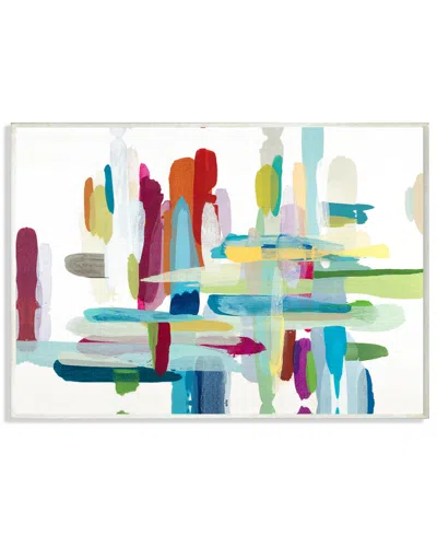 Stupell Colorful Cross Hatch Abstraction