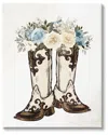 Stupell Cowboy Boot Mixed Flower Bouquet Canvas Wall Art By Kim Allen
