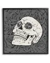 Stupell Crystal Eyes Skull Goth Roses Framed Giclee Wall Art By Ziwei Li