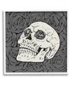 Stupell Crystal Eyes Skull Goth Roses Wall Plaque Wall Art By Ziwei Li