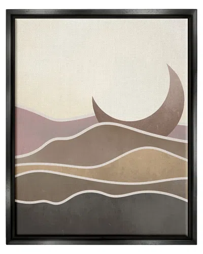 Stupell Desert Moon Sand Dunes Scenery Framed Floater Canvas Wall Art By Lil' Rue