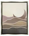 Stupell Desert Moon Sand Dunes Scenery Framed Floater Canvas Wall Art By Lil' Rue