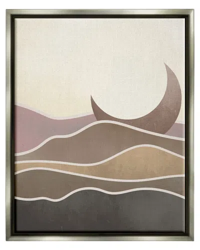 Stupell Desert Moon Sand Dunes Scenery Framed Floater Canvas Wall Art By Lil' Rue