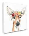 Stupell Doe Eyed Deer In Flower Crown Canvas Art