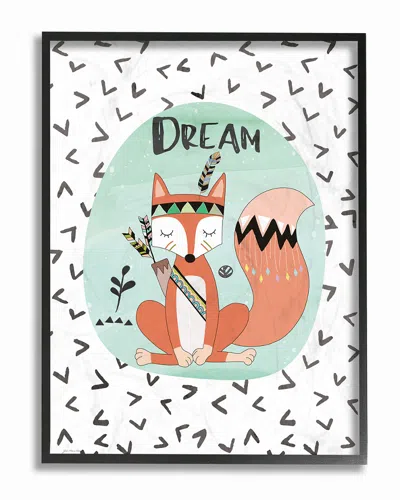 Stupell Dream Tribal Fox By Jo Moulton Framed Art