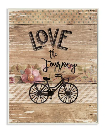 STUPELL STUPELL ENJOY THE JOURNEY BICYCLE AND FLOWERS BY JO MOULTON