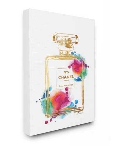 Stupell Fashion Perfume Gold Rainbow