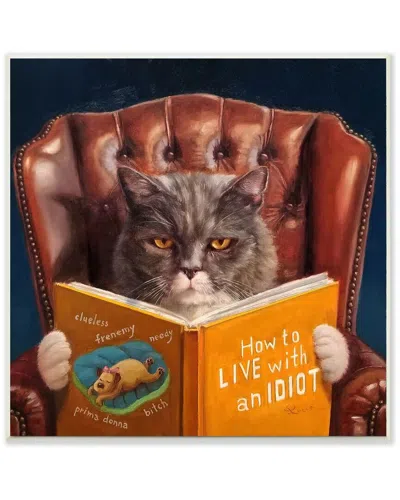 Stupell Feline Pet Humor Wall Art