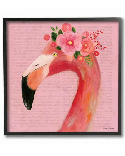 Stupell Floral Flamingo Pink Portrait By Stephanie Workman Marrott Framed Art