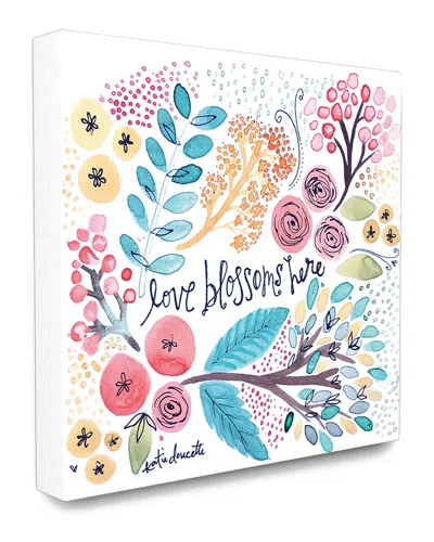 Stupell Floral Love Blossoms Here