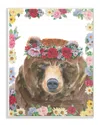 Stupell Flower Friends Bear By Emily Adams