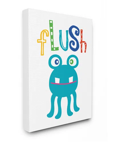 Stupell Flush Monster Cartoon Typography By Tara Moss Canvas Art In Multi