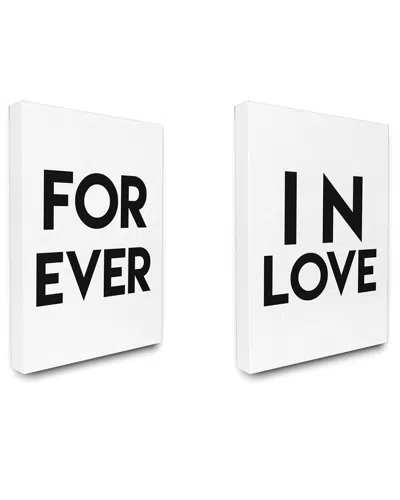 Stupell For Ever In Love 2pc Set By Lulusimonstudio