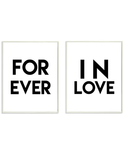 Stupell For Ever In Love 2pc Set By Lulusimonstudio