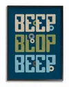 Stupell Fun Robot Quote Typography By Tara Moss Framed Art