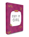 Stupell Get It Girl Shapes Purple Glam Girl
