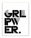 Stupell Girl Power Black And White By Lulusimonstudio
