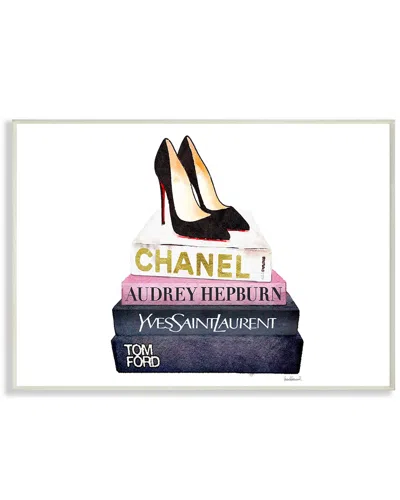 Stupell Glam Fashion Book Set Black Pump Heels By Amanda Greenwood