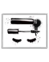 Stupell Glam Mascara Lashes Makeup Framed Giclee Wall Art By Alison Petrie